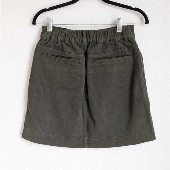 Izzue Green Denim Logo-patch Cargo Mini Skirt, size M - Picture 2 of 8